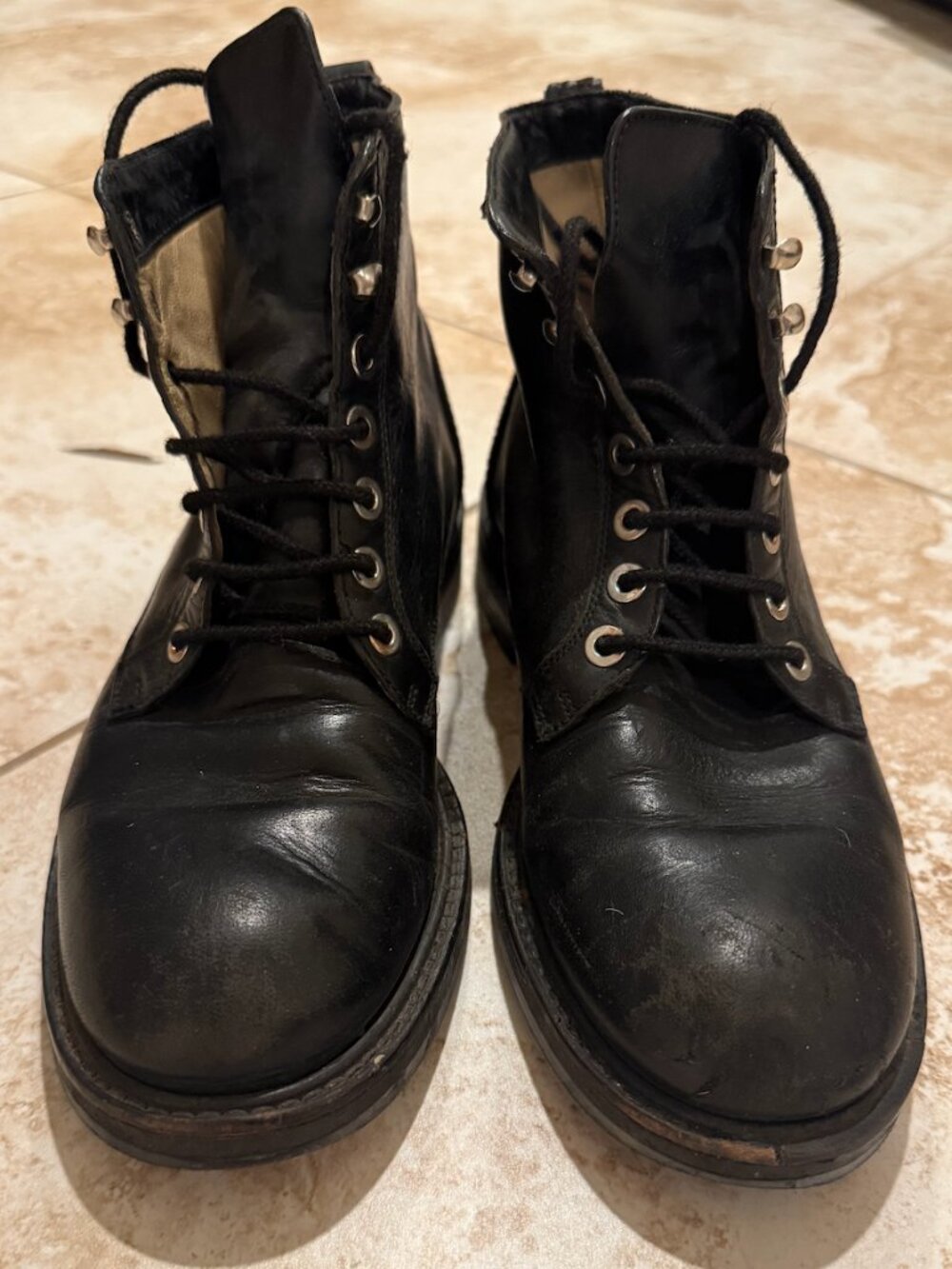 VINTAGE THEORY COMBAT BOOTS SIZE 37